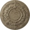 Ekena Millwork Jackson Ceiling Medallion (Fits Canopies up to 13 1/2"), 32 3/4"OD x 2 1/2"P, Gobi Desert Crackle CM32JAGDC - alternate 1